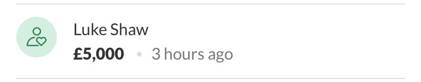 Luke Shaw has donated £5,000 to help a little girl who is battling with Leukaemia 👏