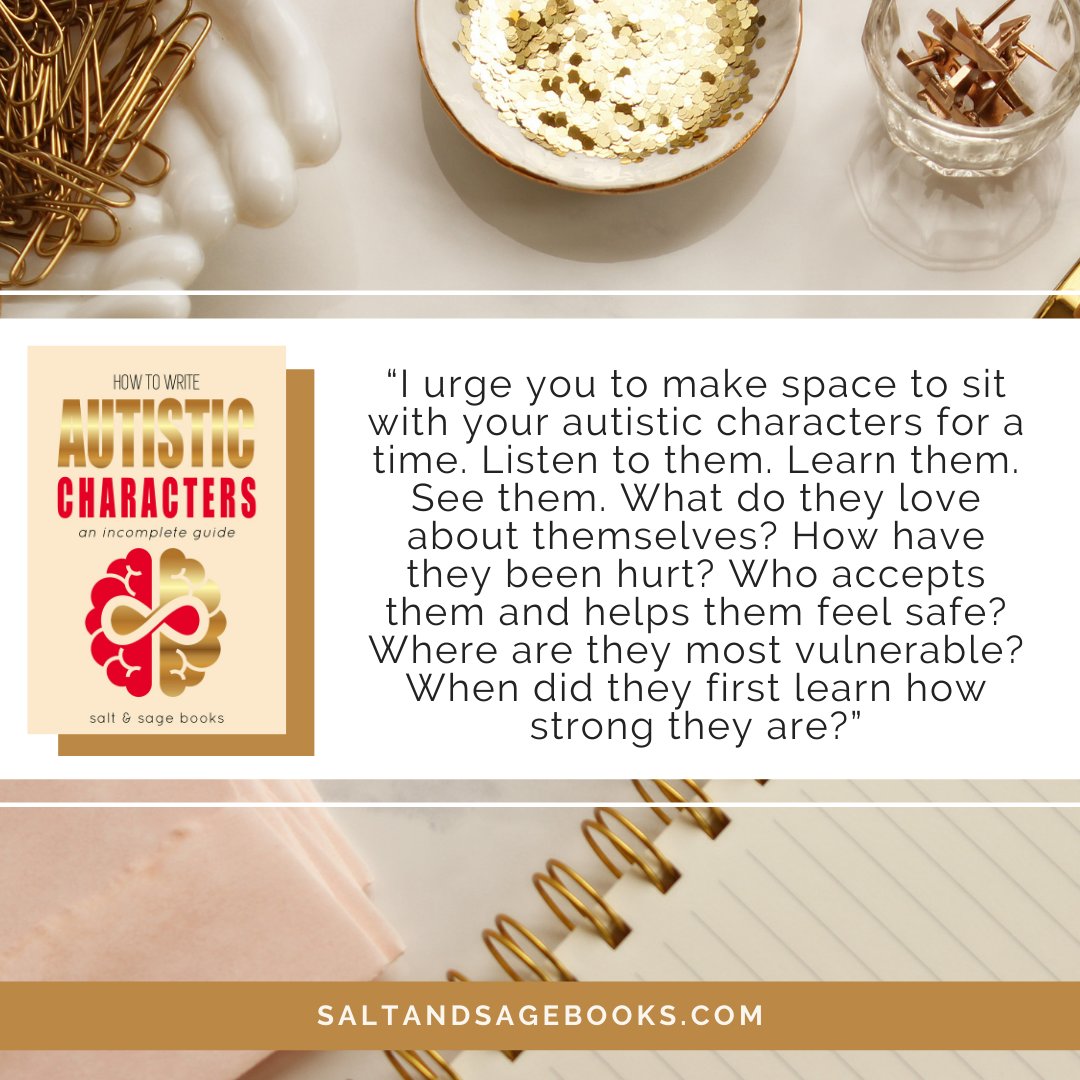 Written by #ActuallyAutistic editors and sensitivity readers, this guide is a valuable asset to writers striving to write neurodivergent characters more authentically, respectfully, and compassionately.

Find it here for only $3.99 USD: books2read.com/b/3LYnp5