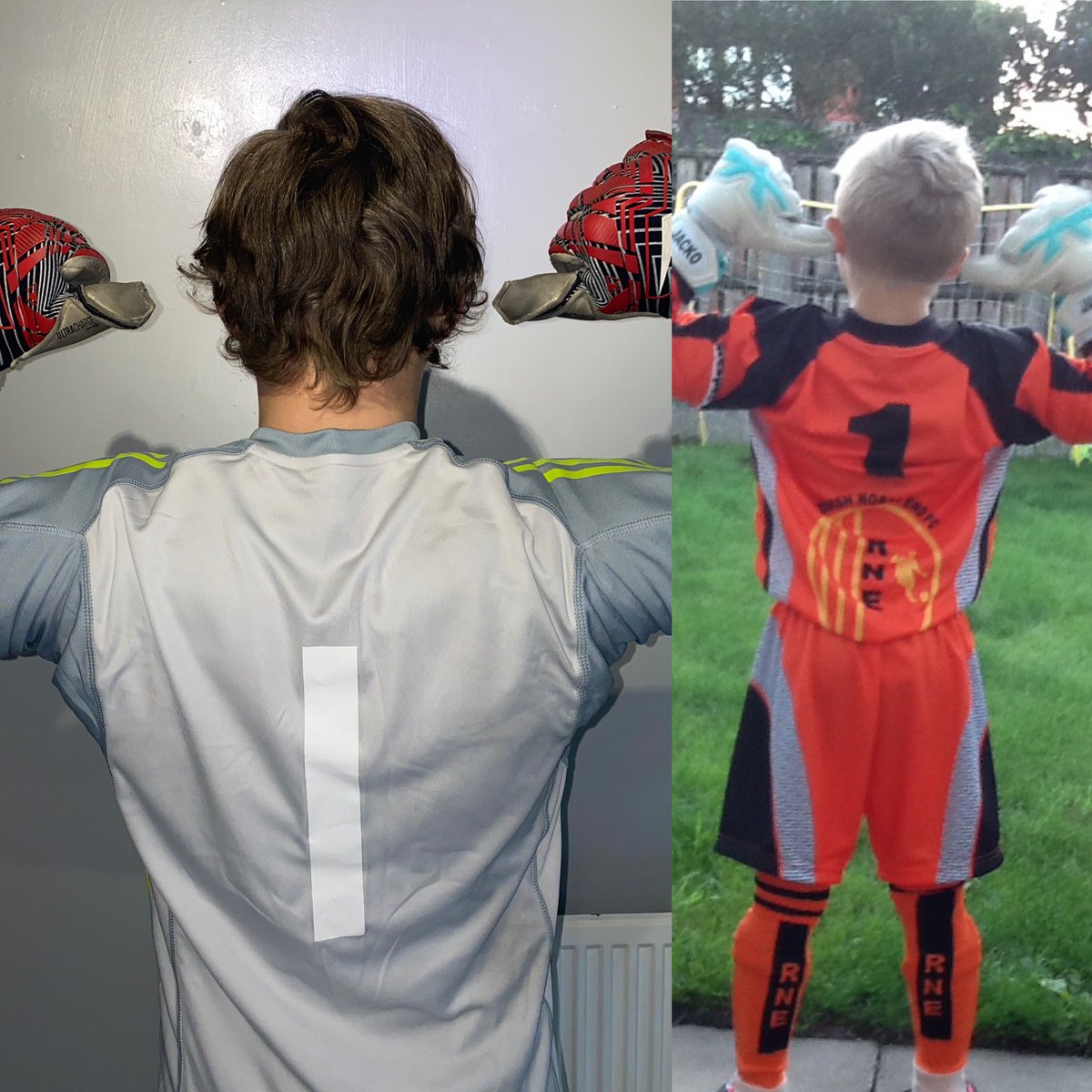 EmmaFoster4's tweet photo. One more sleep. My little keeper now at age 14 and a throwback to age 8 https://t.co/Vp3sUVOwCL