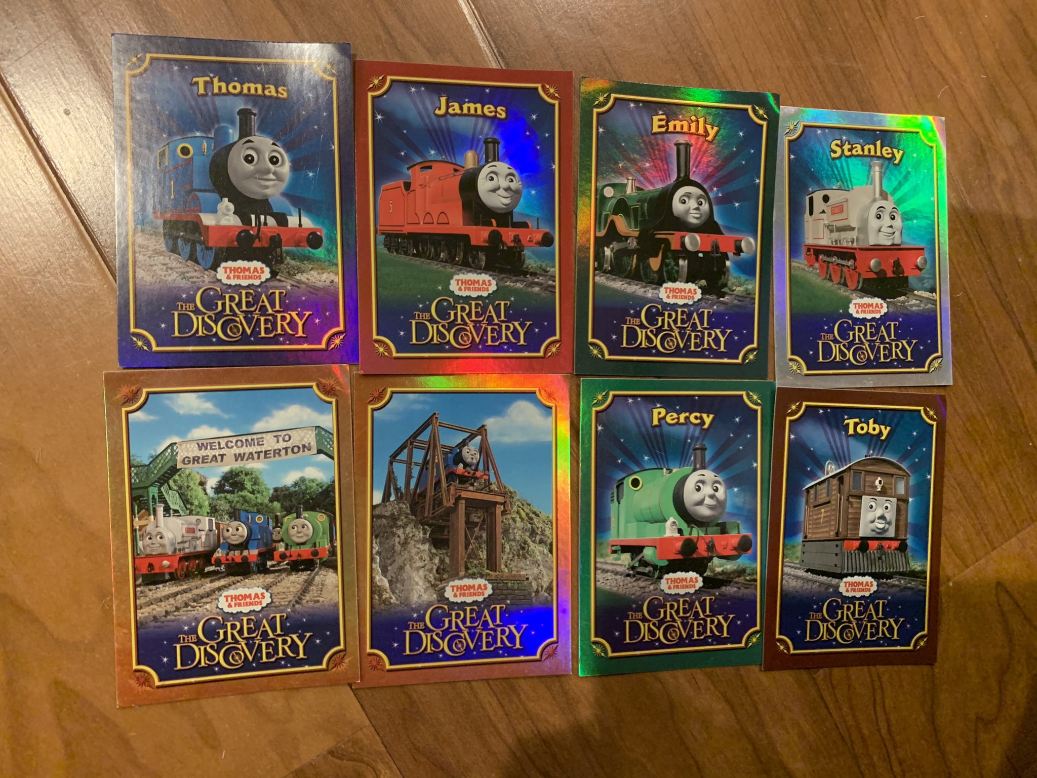 Thomas Merchandise on Twitter: "@media_integer I don't have a scanner set  up at the moment but here's the fronts and backs! https://t.co/h6b3DK6T5h"  / Twitter