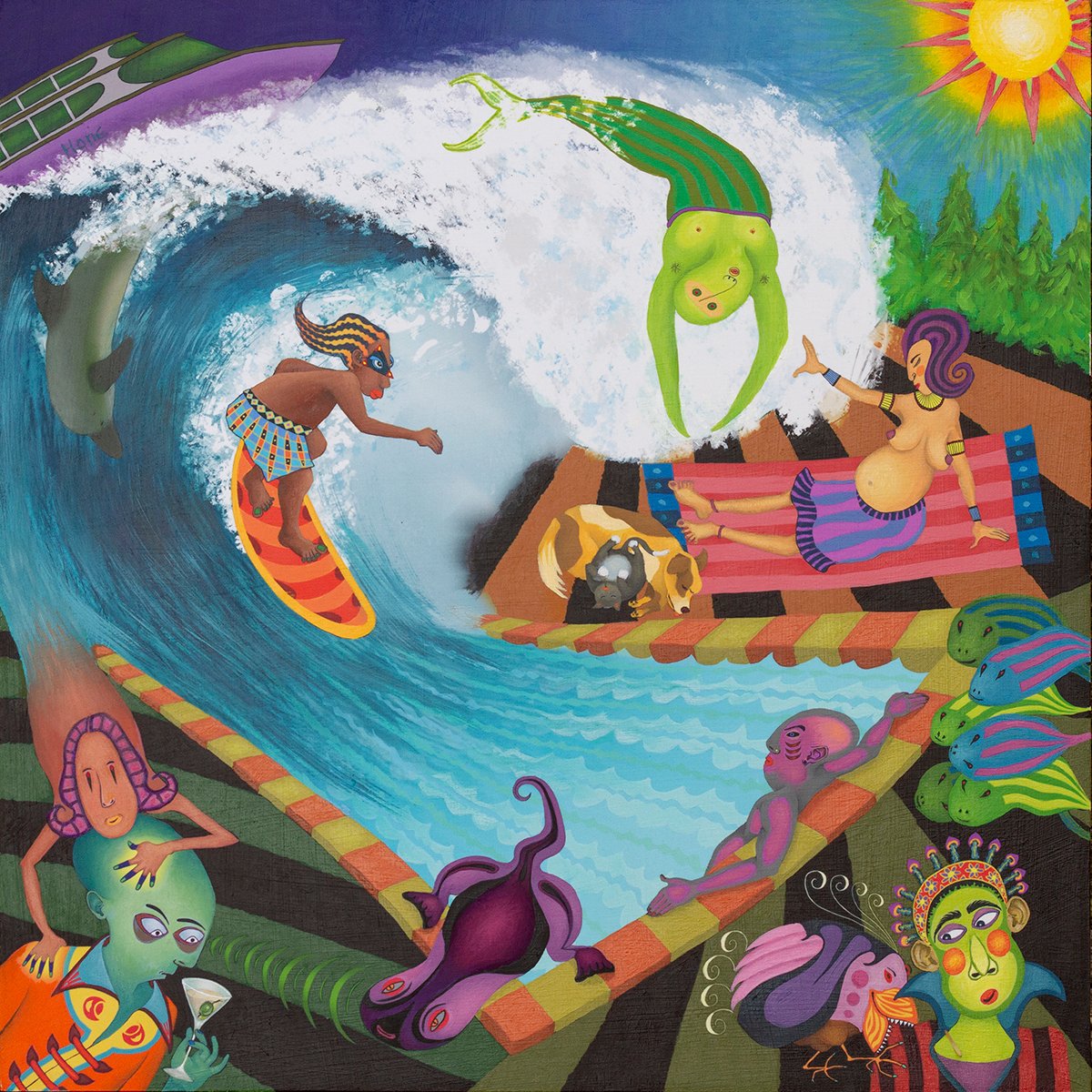HoneWilliams's tweet photo. "Water Stories"  acrylic and oil painting on 16" x 16" panel.

https://t.co/GqGb6RQkrX https://t.co/9ACZAMurR2
