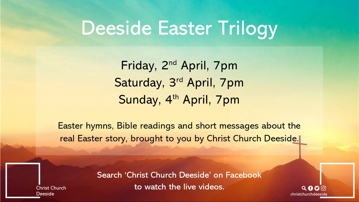 CCDeeside's tweet photo. Coming this Easter weekend... #Easter https://t.co/iBN762bgkg