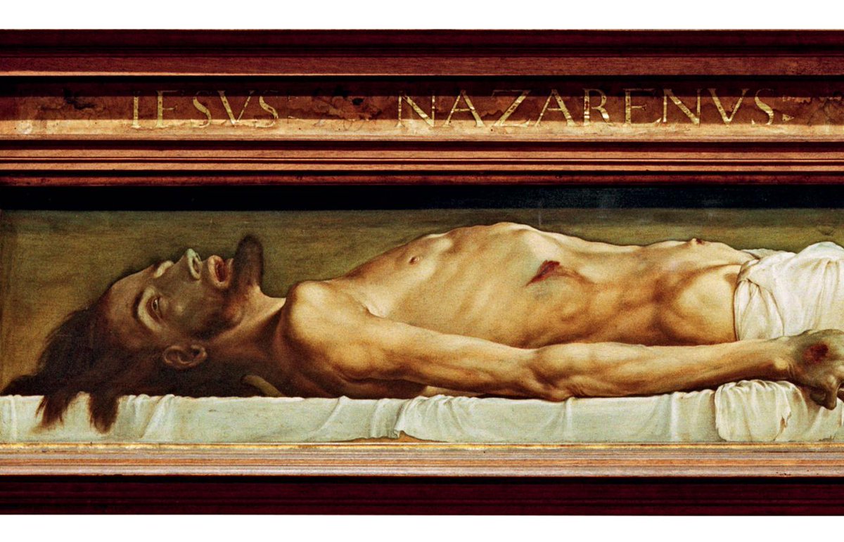 RyCzte's tweet photo. #ChristInTheTomb
#HansHolbainTheElder
30×200 cm 1521 r.
#Bazylea https://t.co/Oc8ZHY3skX