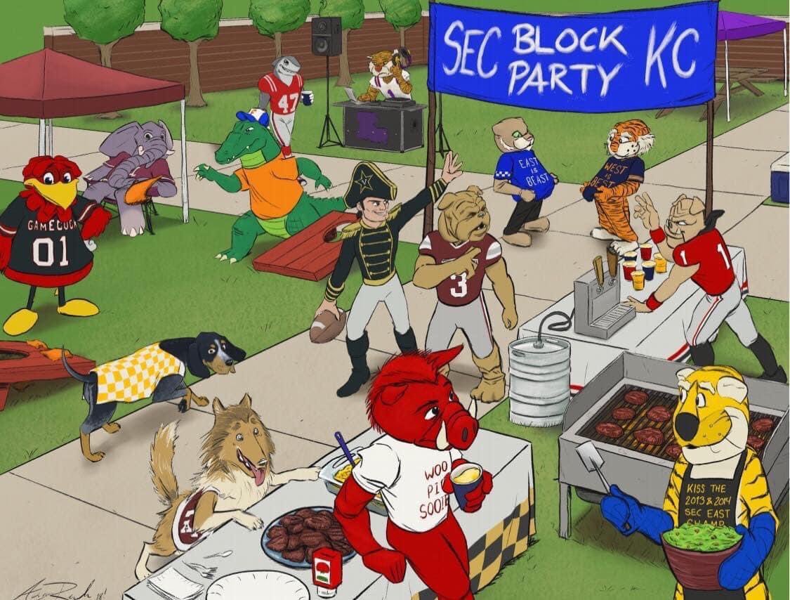 SECBlockPartyKC's tweet photo. After an interruption caused by the ongoing pandemic, last year’s party was cancelled. So let’s make this years gathering a great one!
Remember to use the hashtag #SECBlockPartyKC on any social media references for this event.
 https://t.co/M42Xt7g6HQ
