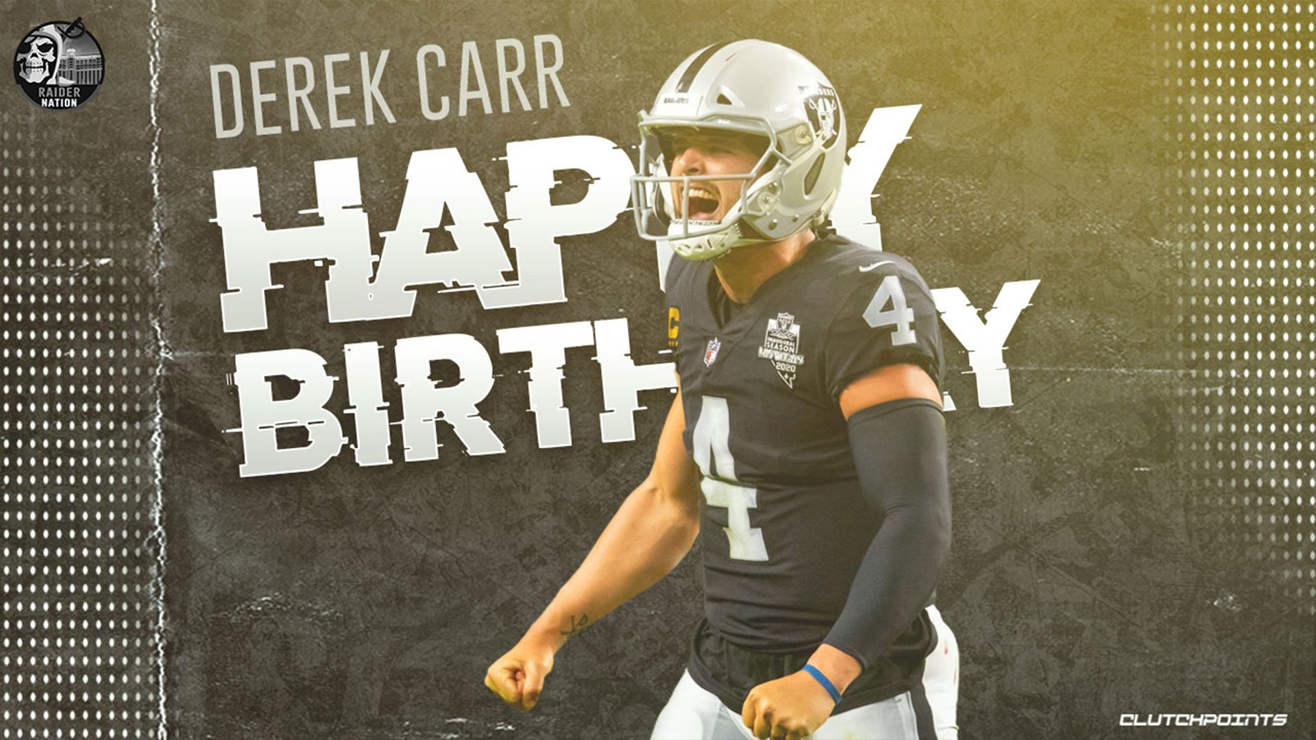 Join us in wishing Derek Carr a happy birthday! 