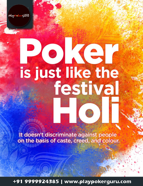 PokerInDelhi's tweet photo. #HappyHoli2021 https://t.co/iUnWpEWGII