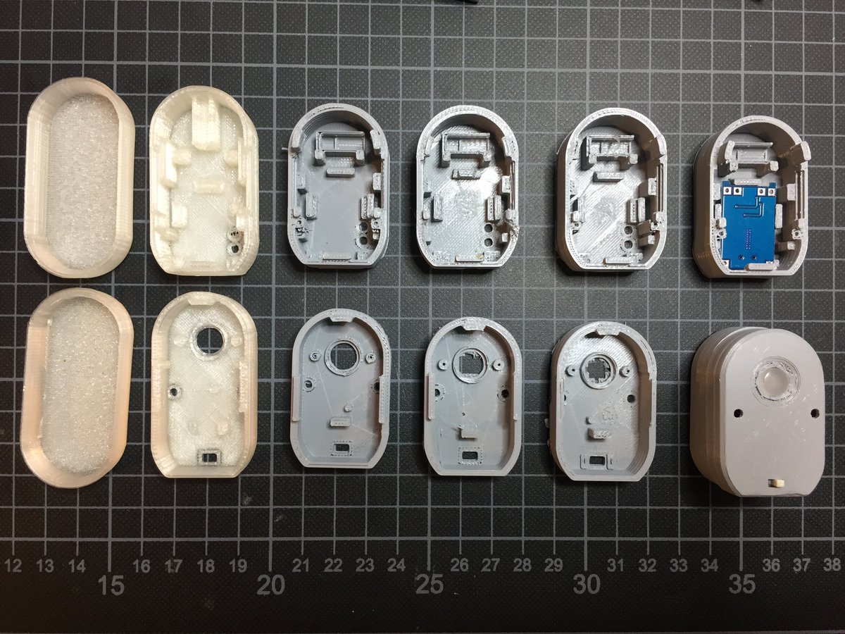 frectronics's tweet photo. From initial shape idea to the final #GoPlusExtender case. Took some iterations but now it’s a nice snap in place case 👌
.
.
.
#3dprinting #electronics #diyprojects #maker #makerelectronics https://t.co/nzYIZ1dknE