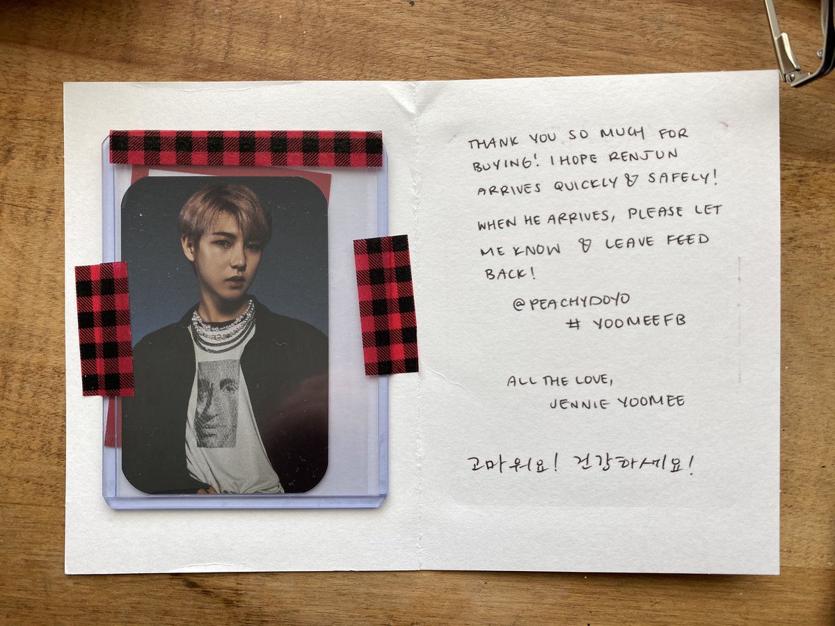 skzes's tweet photo. thank you @peachydoyo!! i got renjun!! #yoomeefb https://t.co/zo00XUXPHX