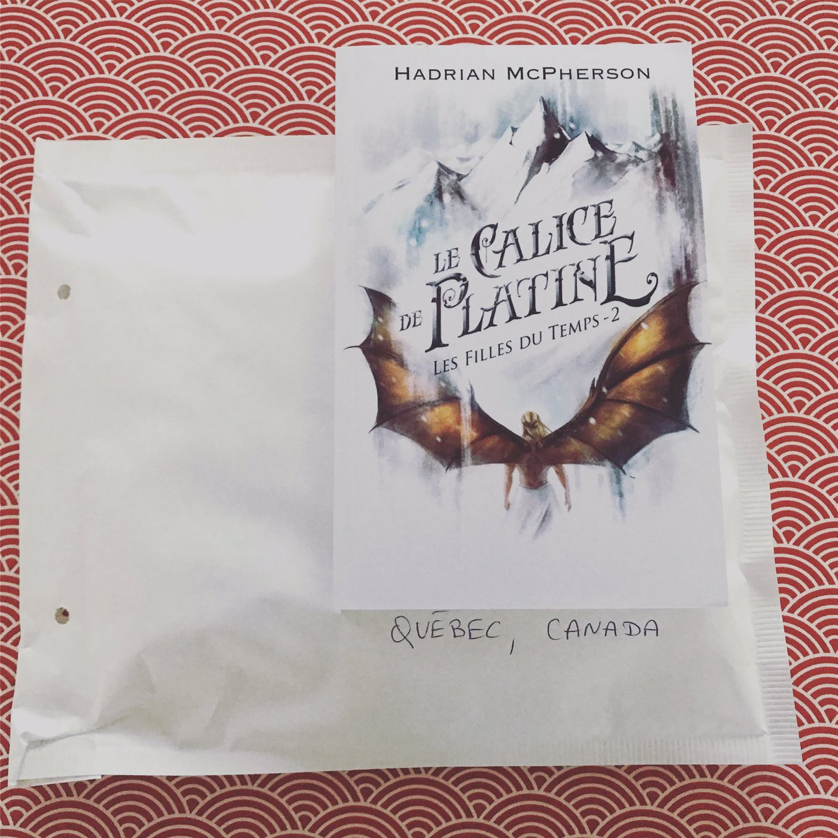 HadrianFantasy's tweet photo. Ma première dédicace à partir outre-atlantique ! 🇨🇦🍁
Ce n’est pas tous les jours, alors ça se fête 🍾
#fantasy #dragon #elfe #fantasyfr #fantasyfrançaise https://t.co/oSEEGqttKk