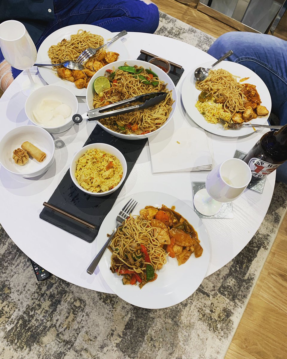 HollieScars's tweet photo. Feast this weekend with @therealgokwan Singapore noodle and sweet &amp; sour chicken recipes. Went down a treat ❤️ #homemade #isolationcooking #storecupboardcooking https://t.co/KohRpB7uhB
