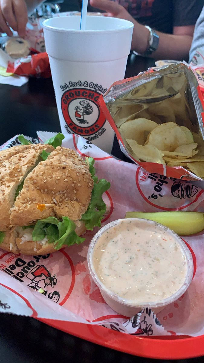TuffyTalkNow's tweet photo. Got to eat lunch at @GrouchosRaleigh today!!

Such a great place with great food right on campus!! Make sure #WPN to go check them out and support local restaurants!! 

#NCSU #GOPACK #DELICIOUSFOOD #SUPPORTLOCALLY 

🚨🚨🙌🏻🙌🏻🎉🎉🙌🏻🙌🏻🙌🏻🙌🏻🙌🏻🙌🏻 https://t.co/X9lle3Yh4e