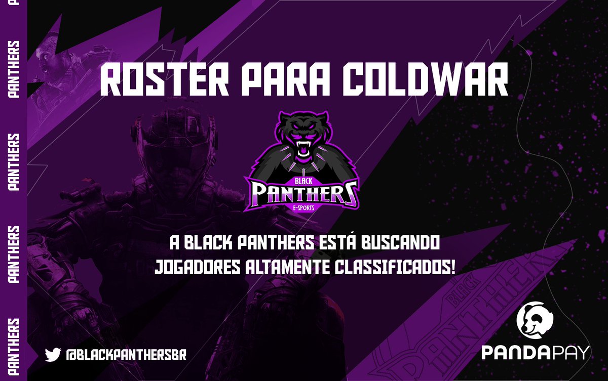 Estamos em busca de um novo Roster para nos representar na série B da ArenaOn

Projeto para médio/longo prazo, com objetivos em alcançar a série A e participar dos eventos presenciais futuros

Interessados poderá entrar em contato através da nossa DM!

#GoPanthers #FAV #RT