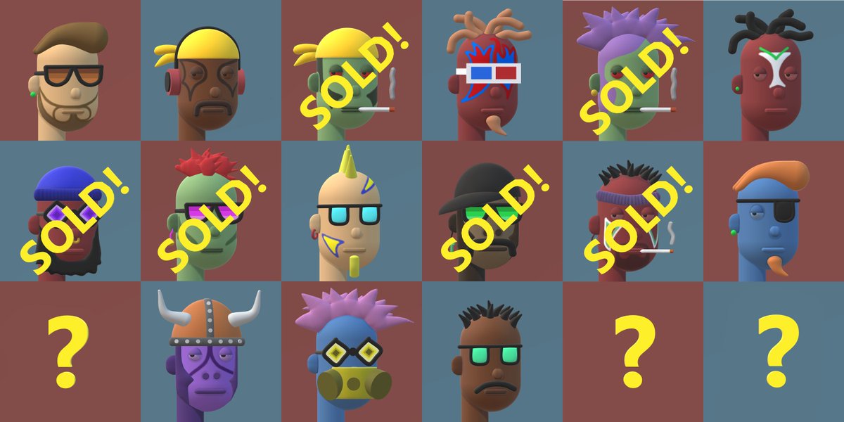 tecnologic_esp's tweet photo. #NFTgiveaway #Opensea

Punkydudes3D celebrate a #Giveaway

I will randomly choose one of the Punkydude3D for a Giveaway!!!

ONE WINNER (choose randomly)

1. Like &amp; RT this post
2. Follow me @Punkydudes3D
3. Tag 3 Crypto friends

Ends: April 4th 2021 

https://t.co/X3CTa55SPN https://t.co/0TlP7eY0nm