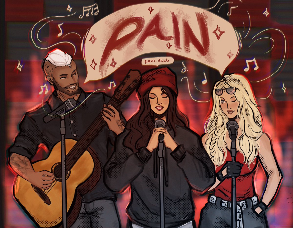 moryimo's tweet photo. randy @RatedEpicz, ray @Valkyrae, &amp; autumn @AutumnRhodess singin Bangerz!

this stream was so fun!! so happy to've been introduced to gtavrp and all the great people in the server so far through rae. 

lost it when randy hit us with the 'aaahooaheeeee~'

#ValkyraeFanart #NoPixel https://t.co/F9NBF2XBqf