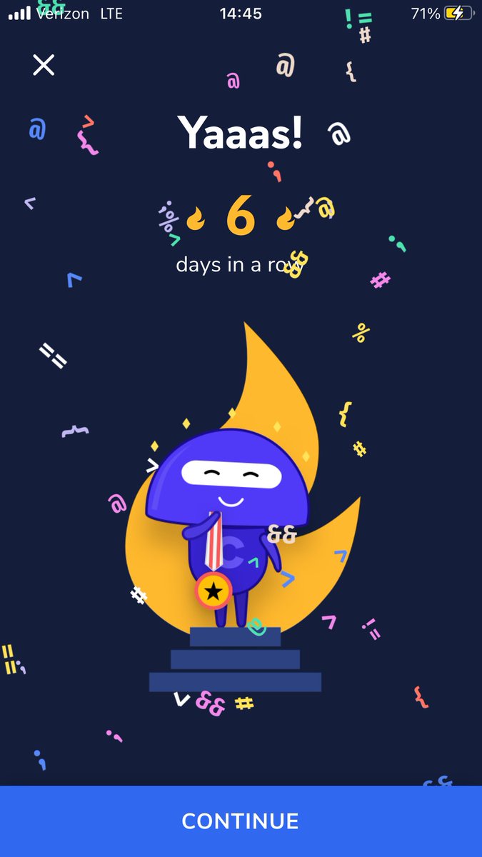 codingbrandon's tweet image. Make it six! #html #learningtocode
