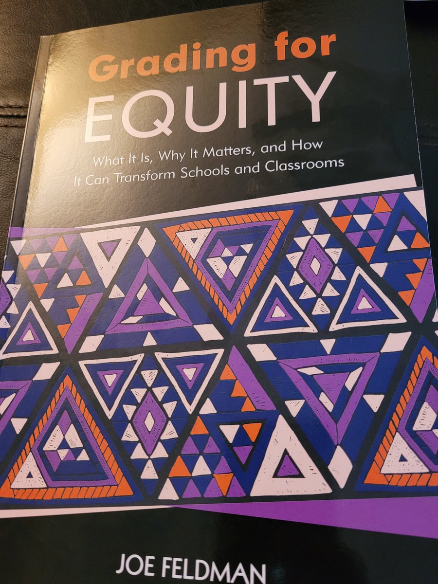 One of my current reads on my equity journey. When we think of creating equitable classrooms, think about how our grading practices may be detrimentally impacting our students, especially those who have historically been disenfranchised. #gradingforequity #unlearning #relearning
