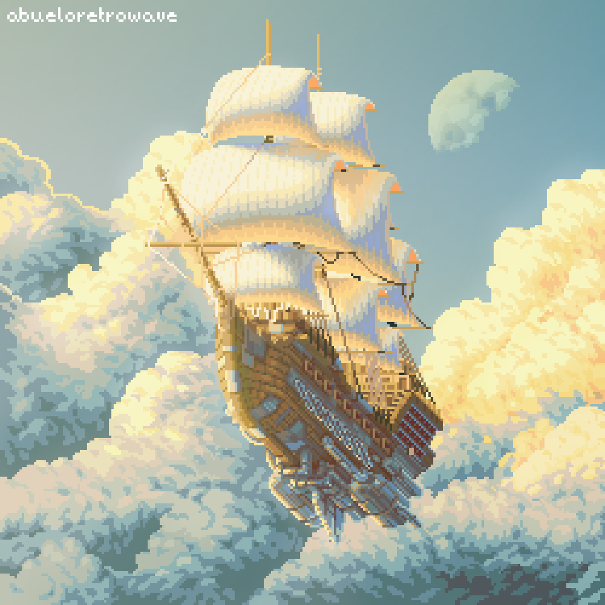 AbueloRetroWave's tweet photo. My #CloudArt #pixelart ☁️ https://t.co/558rSJRoYv