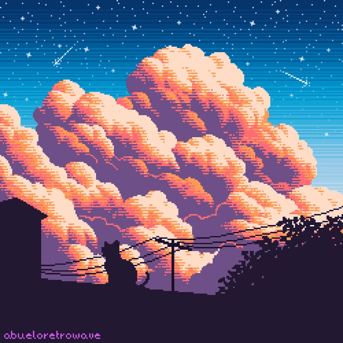 AbueloRetroWave's tweet photo. My #CloudArt #pixelart ☁️ https://t.co/558rSJRoYv
