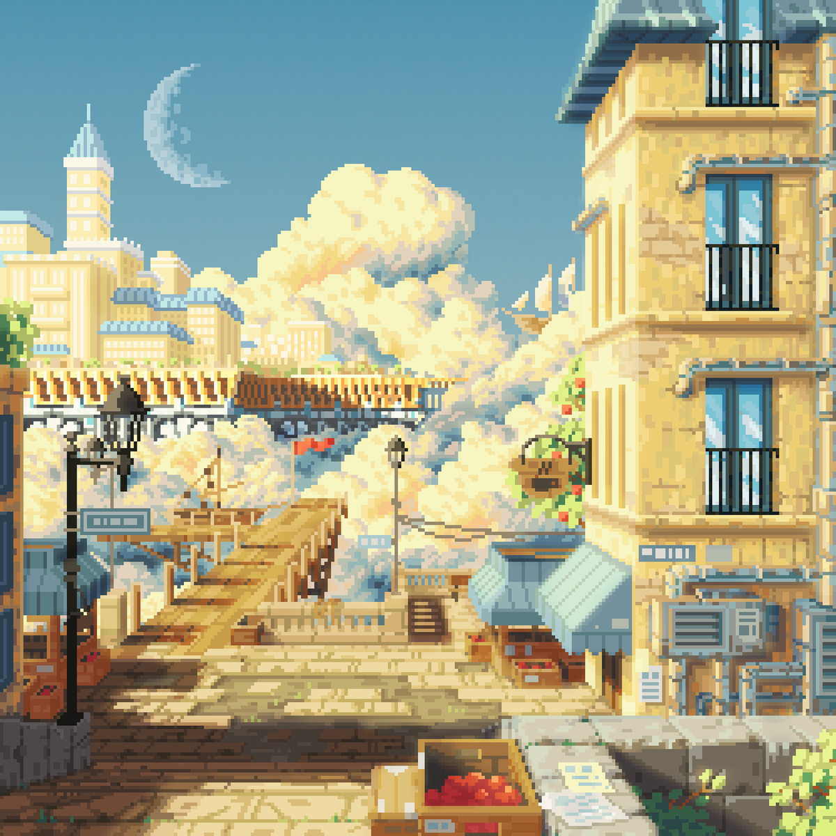 AbueloRetroWave's tweet photo. My #CloudArt #pixelart ☁️ https://t.co/558rSJRoYv