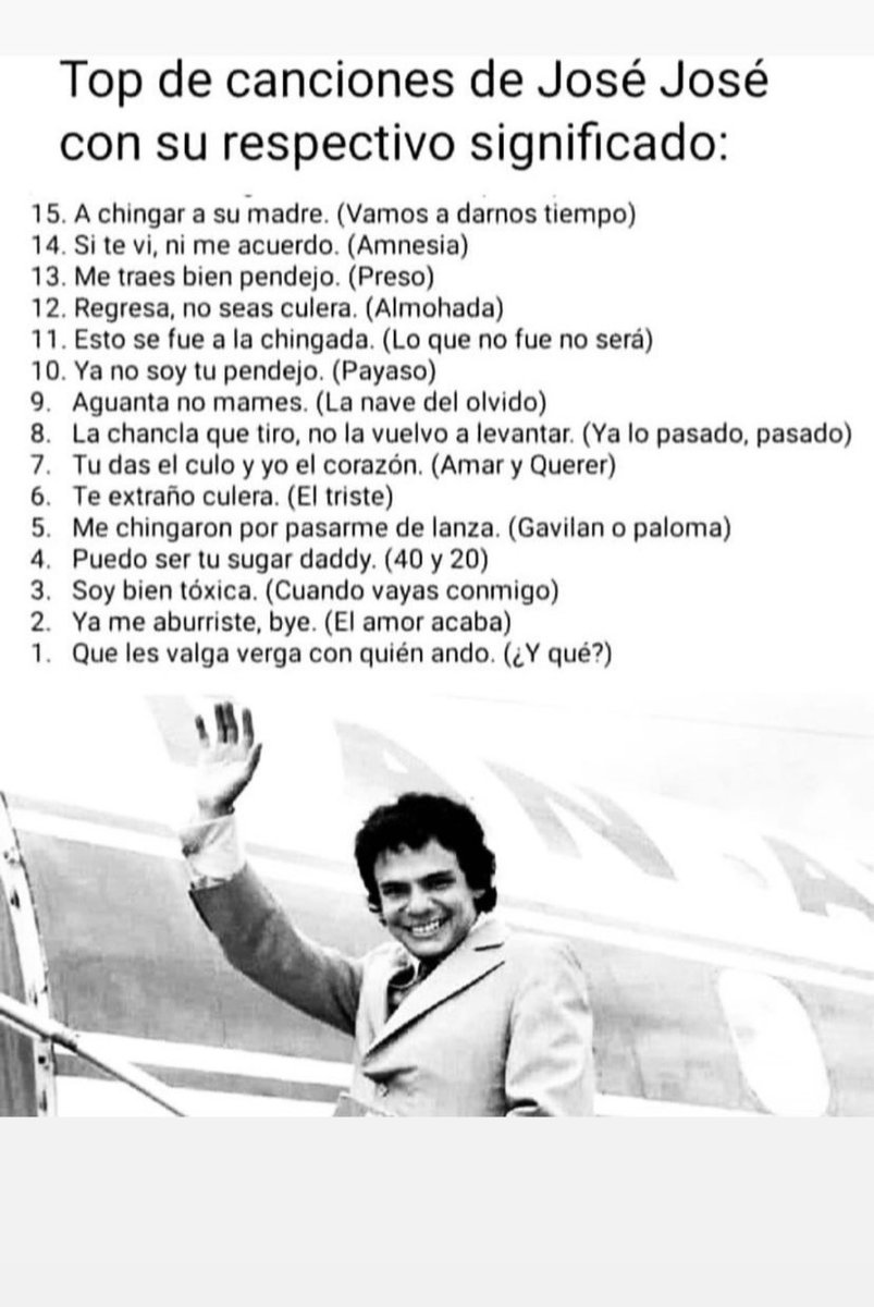 martinezmau's tweet photo. No se quien escribió esto, pero es una joya. ¡Viva José José! https://t.co/P9Q5VpaoYi