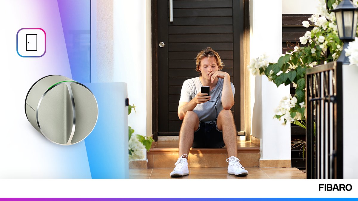 Sabah koşunuzdan döndünüz, anahtarlarınızı unutmuşsunuz ve evde de hiçkimse yok mu? Endişe etmeyin! SALTO Dijital Kapı Kilidiyle entegrasyon sayesinde #FIBARO uygulaması üzerinden kapınızı açabilir ve içeri girebilirsiniz :)