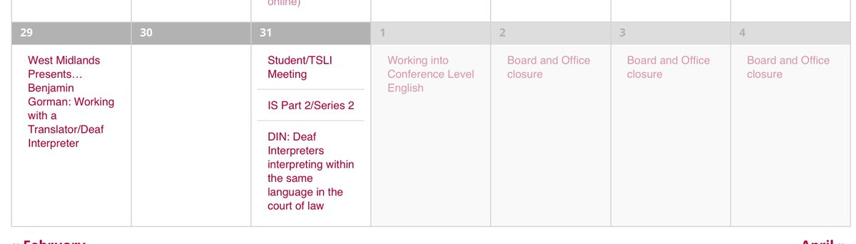 ASLIuk's tweet photo. #WeekInASLI
M- @BSLTranslator is presenting for #ASLIWestMids
W- #InternationalSign continues with Gavin Lilley
Student/Trainee meeting with @paulbelmontesli
#DINWebinar with @ChristophTester
Th- Working into Conference Level English with @AndyCar70
https://t.co/E6hX1CqYz8 https://t.co/N39WB8Pn7D