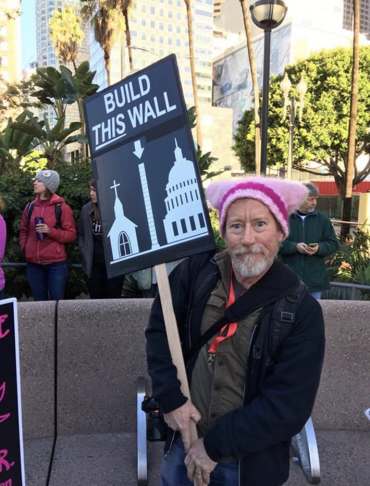 ChaoticVegasMan's tweet photo. Not all heroes wear capes.. some wear cozy little ears. #buildthiswall https://t.co/fIxhJdrQav