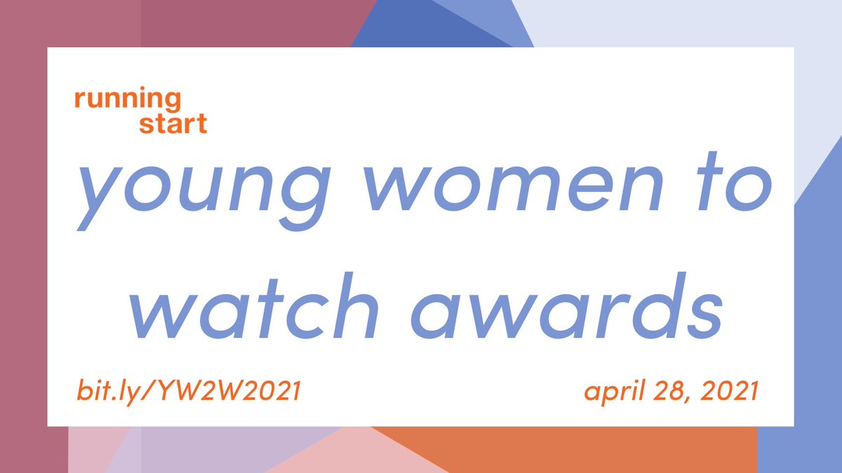 runningstart's tweet photo. Join Running Start for the 15th annual Young Women to Watch Awards where we honor our alums, hear from Congresswomen and vote for our next #ILookLikeAPolitician ambassador!

✨ Get a complimentary ticket at https://t.co/IdVpDWFXom! ✨ https://t.co/tgy4gqWWg4