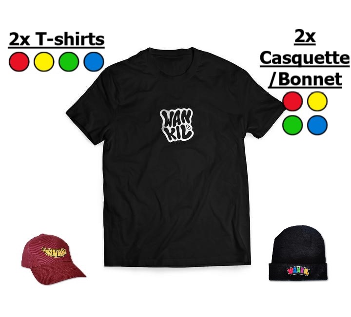 Pour célébrer la nouvelle Collection COLORS 🔴🟡🟢🔵 de <a href="/WankilStudio/">Wankil Studio 🍌</a> @WankilShop, j'organise un giveaway!😎👌

- 1x 1 Bombers Hue
- 1x 1 Hoodie au choix
- 2× 1 T-shirt au choix avec 1 Casquette/Bonnet au choix

RT UNIQUEMENT✅
PAS BESOIN DE FOLLOW🚫

TIRAGE LE 19/04/21!

#Wankil
