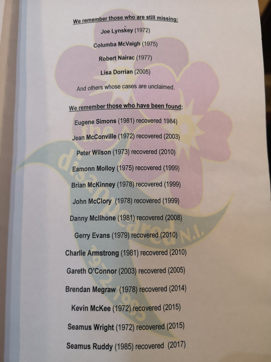 letsfindlisa's tweet photo. Dad and I attended the annual Mass for the disappeared today in Armagh Cathedral.  Such a beautiful service and an unbreakable bond between families. 4 bodies remain disappeared and we will campaign until those with the information tell us where they are #letsfindlisa https://t.co/5wIcWTKuSd
