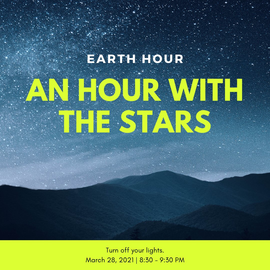 ScienceRiotGrrl's tweet photo. Turn off your lights, it's #EarthHour today. Kill the lights for an hour to promote #environmentalawareness.
Today we can #RestoreThePlanet. The power to #TurnOffThePower is in your hands.
#LiveSustainably and support #ClimateChange https://t.co/oegG1bFSeF