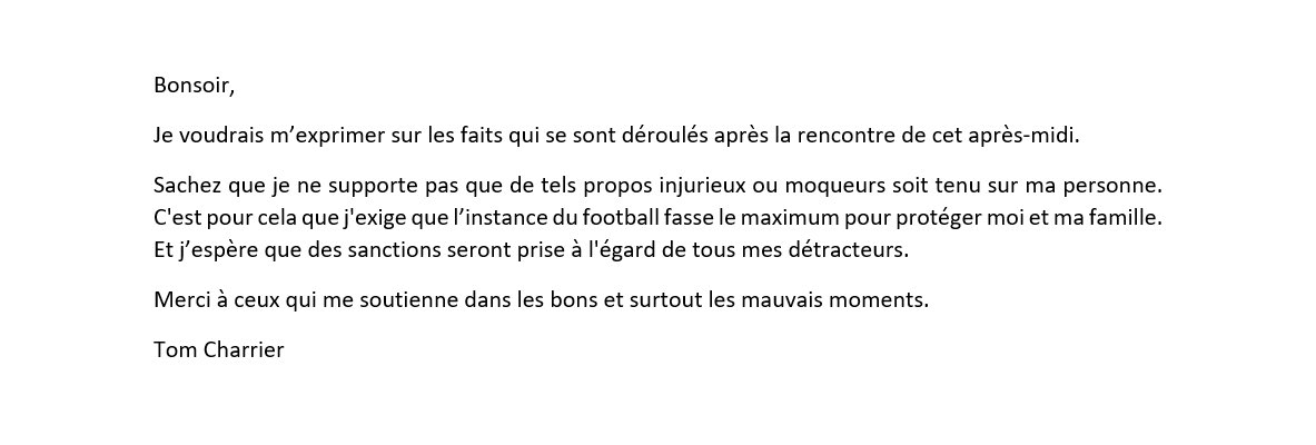 GardienFc's tweet photo. Communiqué officiel https://t.co/xFEgnEwWXT