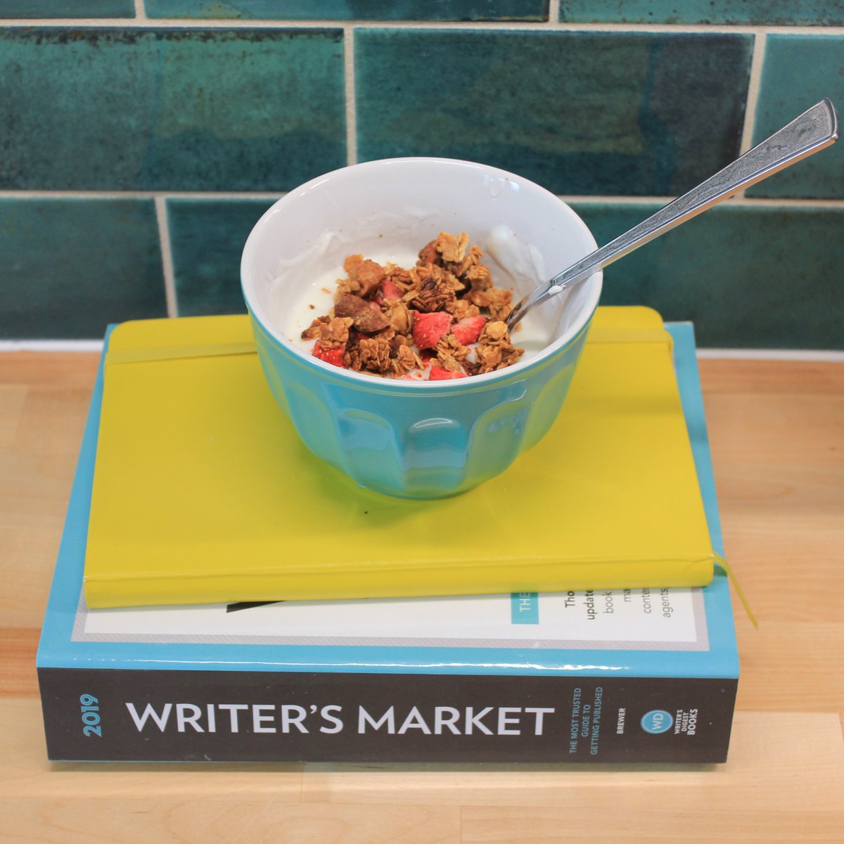 WritingSkillet's tweet photo. My breakfast was not as cute for this episode but the granola is... MMM. Recipe below. https://t.co/CALOGhatbX