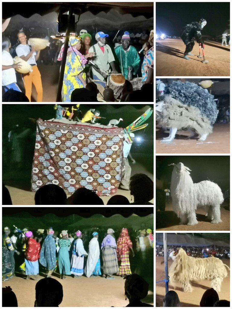Autour du thème "Restaurons nos valeurs culturelles" la jeunesse de #Senou a organisé hier soir la nuit du "KOTEKO".
Cette soirée a été une véritable fête au vrai sens du terme. Nous avons vu danser, le lion🦁, le singe🦍, le bélier🐑(un beau bélier), le hérisson, le chat🐈...