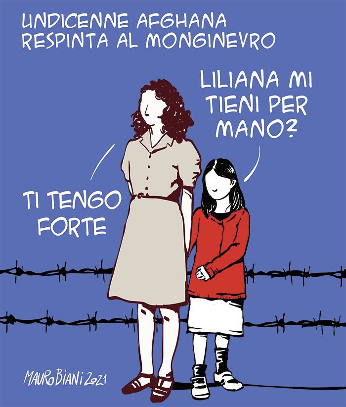ANPIRomaPosti's tweet photo. 🟥EUROPA 2021👇
Una bambina afghana di tredici anni è ricoverata all'ospedale infantile Regina Margherita di #Torino, in stato di choc, dopo essere stata respinta al confine del #Monginevro dalla polizia francese.
Grazie @maurobiani https://t.co/UTeUZfyb9j