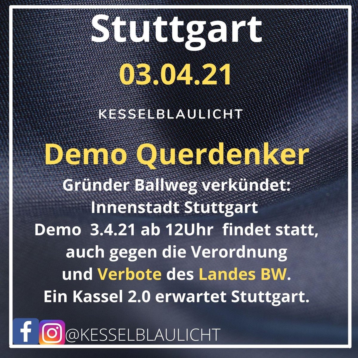 LoveGuerillero's tweet photo. 🖤❤️#Stuttgart 
#Ballweg verkündet am 25.3.21 
Egal was die Gerichte entscheiden,Stuttgart wird ab 12Uhr von #Querdenker gestürmt werden.
Die Demo findet laut Ballweg zu 100% statt.
#uptdate 27-3-21
Waren die Querdenker bereits mit dem Reichsbürger
https://t.co/rpIxNGCyGi
1/2 https://t.co/AwFg0u44Om