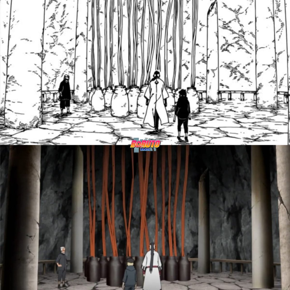 Portal Boruto Brasil Confiram Um Paralelo Entre O Episodio 192 E O Capitulo 26 Do Manga