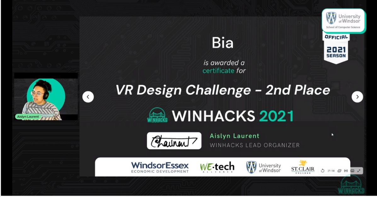 Congratulations to our C/AV Cross-Border Shuttle VR Design Challenge Winners! First Place goes to: Safe Transit!  Second Place goes to: Bia!  Great work to both teams and we look forward to connecting further! <a href="/WinHacksCA/">WinHacks</a> @weecdev <a href="/akash_charuvila/">Akash</a> <a href="/LinseyPecile/">Linsey Pecile</a>