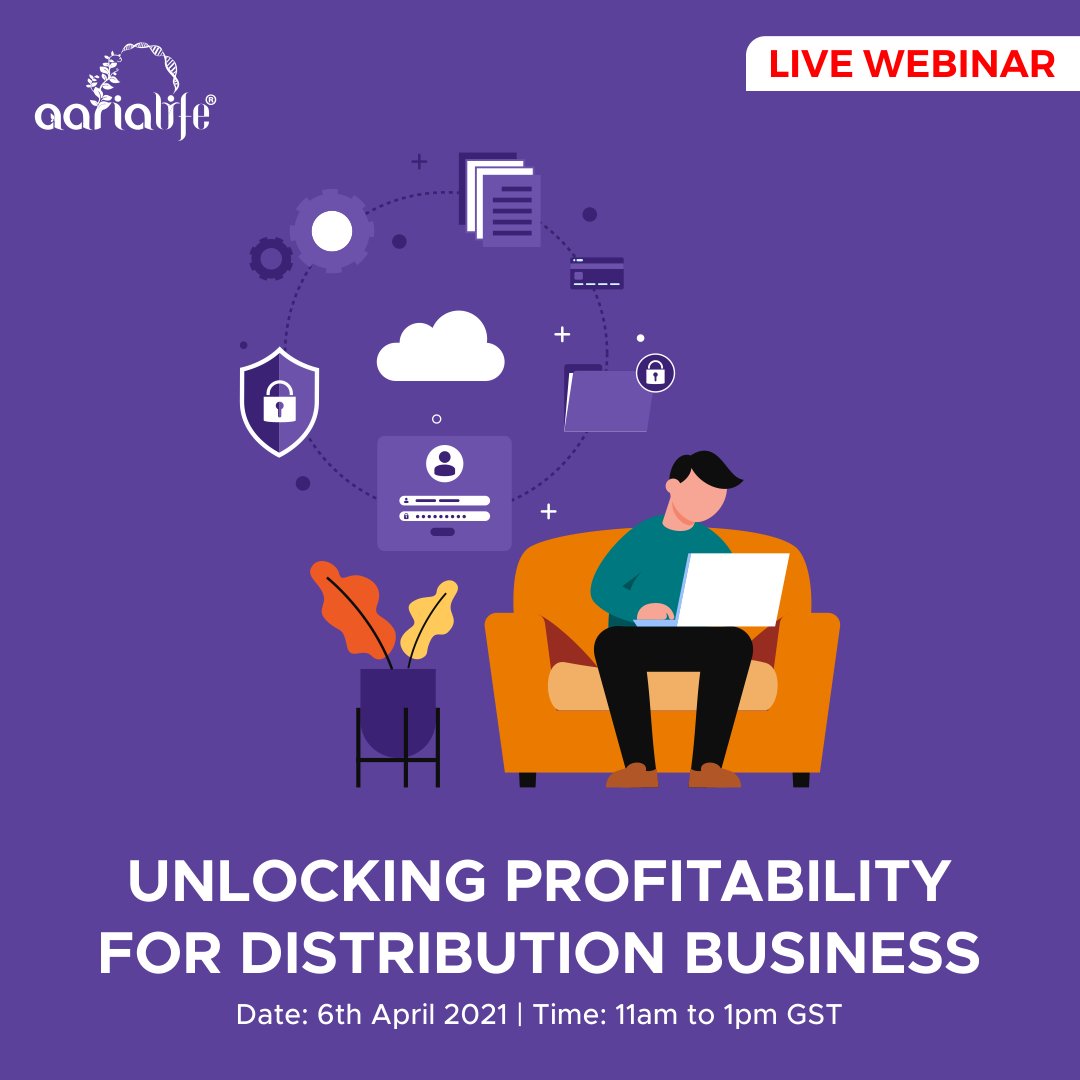 aarialife's tweet image. Join us at the Live Webinar on Unlocking Profitability for Distribution Business on 6th April 2021. 

Click on the link below to register yourself:
zcu.io/kyLT 

#Netsuite #NetsuiteWebinar #Netsuiteap #Netsuitepartner #Netsuitepartners #NetsuiteSolutionprovider