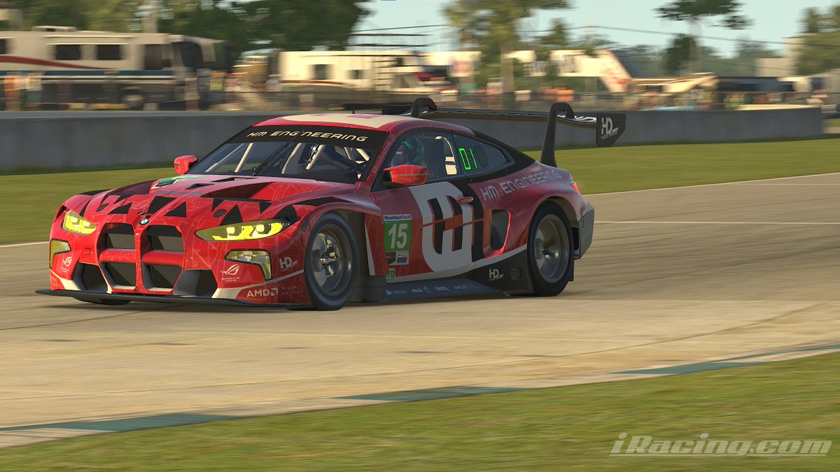 Finished P3 in 2nd split on the <a href="/iRacing/">iRacing</a> Sebring 12H with the BMW M4 GT3. Good job from my teammate Mark, finished an almost clean race for us!

<a href="/engineeringhm/">HM Engineering</a> 
#esports #iracingsebring12h #Sebring12