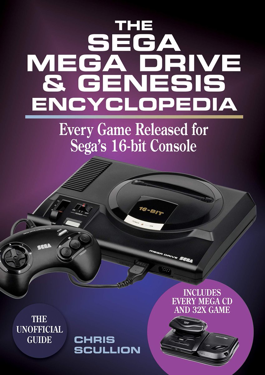 Wario64's tweet photo. The Sega Mega Drive &amp; Genesis Encyclopedia: Every Game Released for Sega's 16-bit Console hardcover book is up for preorder on Amazon ($32.95, 256 pages) https://t.co/rxG6MXRAeq https://t.co/xuc2kDicN4