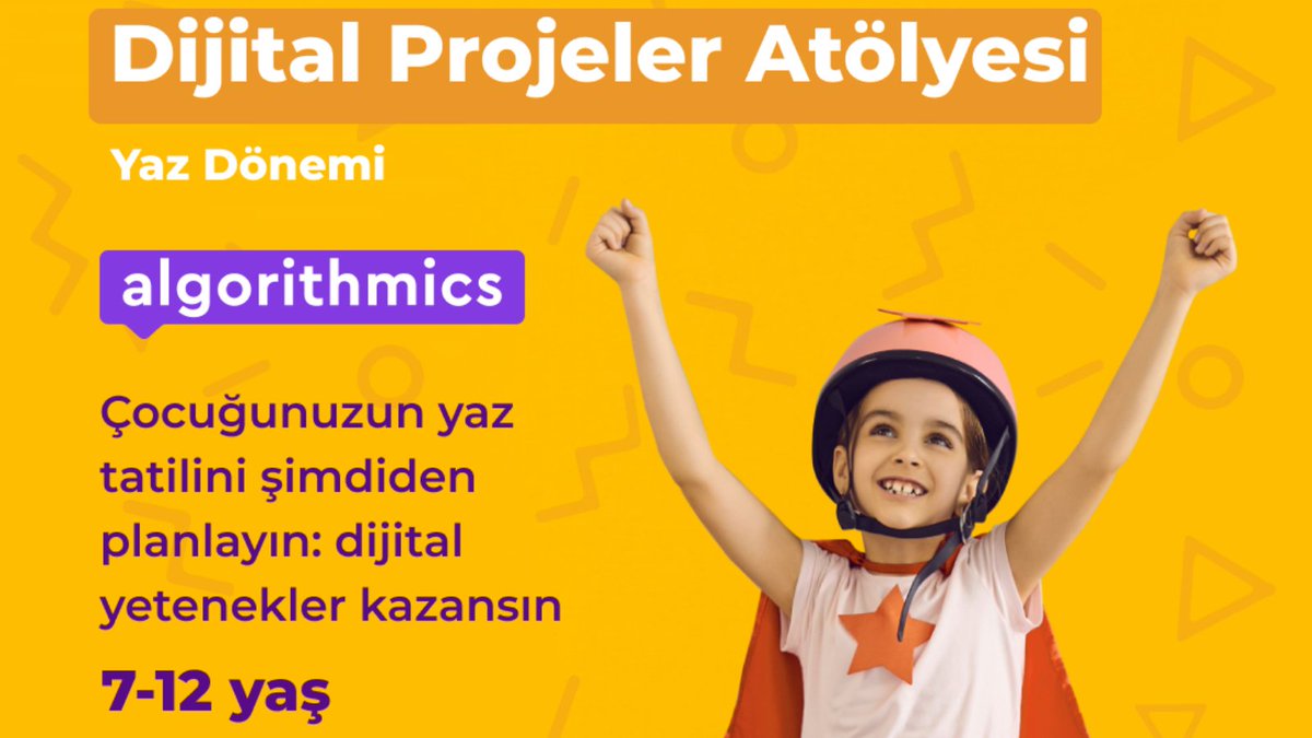 🌈 Çocuğum yazın ne yapacak❓ Tatil başlasa bile teknoloji dünyasını keşfetmeye devam. #kodlamaetkinlikleri #kodlama #kodlamaeğitimi #çocuk #eğitim #uzaktaneğitim #yazilim #ankaraanneleri #cocukgelisimi #anne #annebaba #algoritmakodlama #etkinlikzamanı #yazkampı #yazokulu