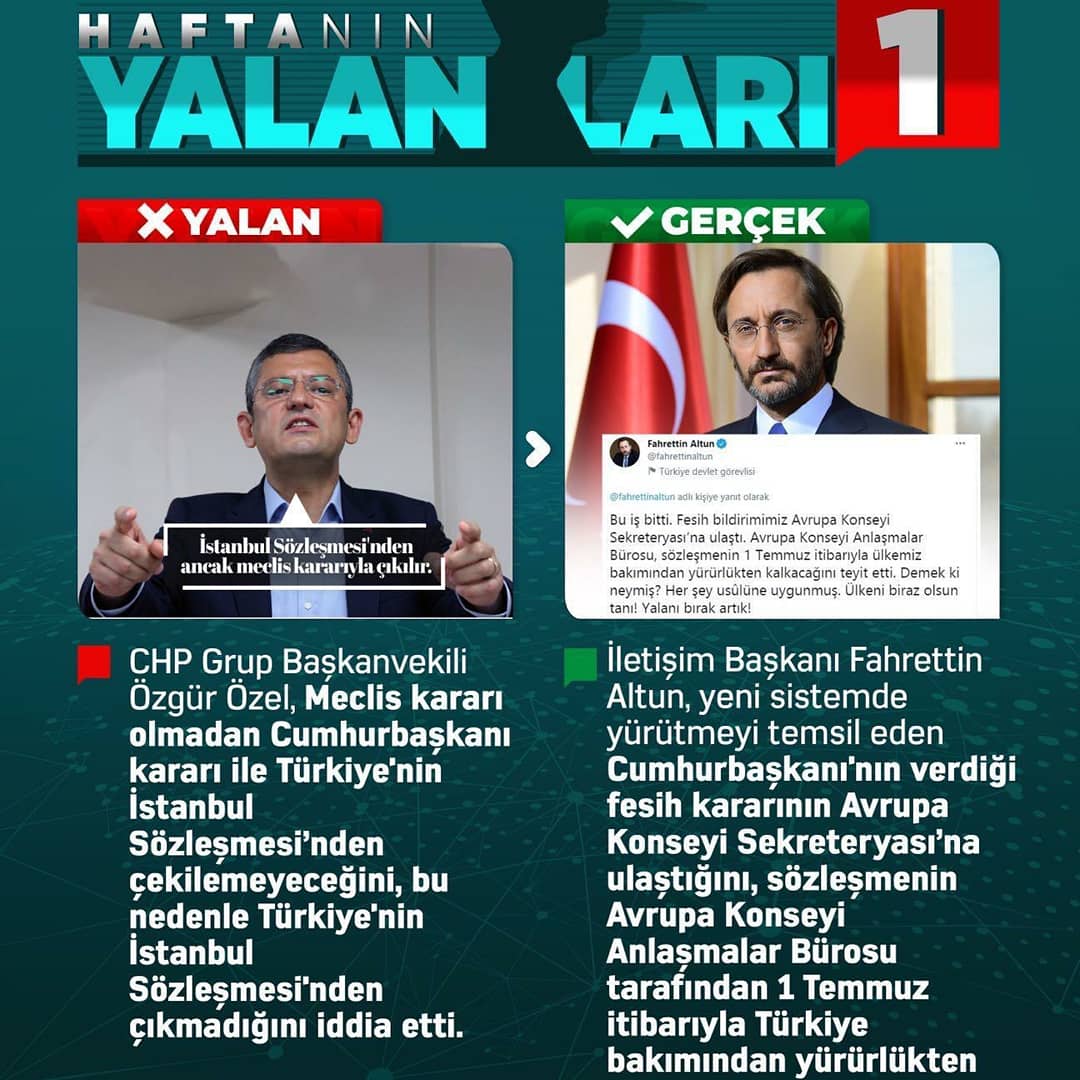 Gbalci65's tweet photo. Haftanın Yalanları https://t.co/HnKpJ80xYT