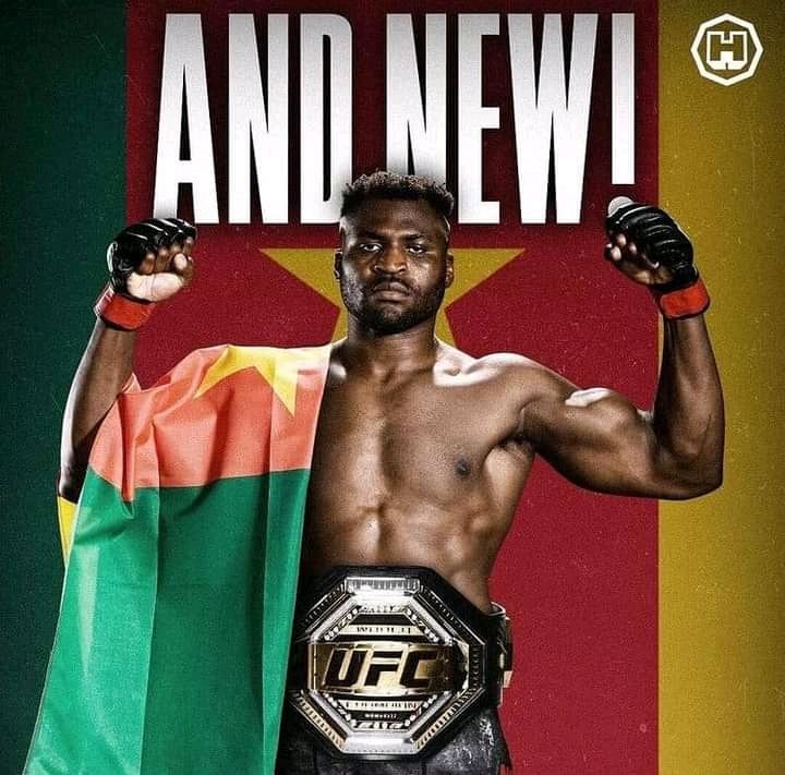 KingAluan's tweet photo. @francis_ngannou The Predator is the G.O.A.T. 🇨🇲👑🔥🔥🔥💯
#MMA #UFC260 #FrancisNgannou #Africa https://t.co/WlTVQ3MG8J