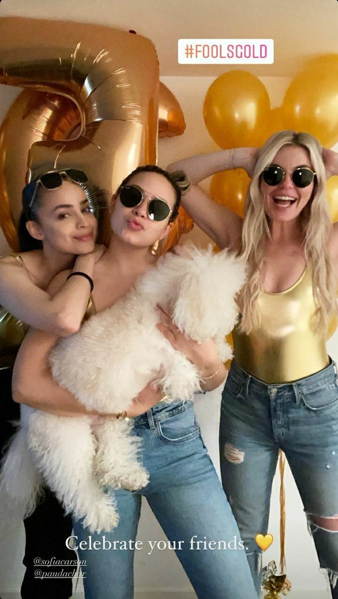 I've never seen three pretty best friends ......ohhh nevermind🔥🔥🔥 <a href="/TanyaRad/">Tanya Rad</a> <a href="/SofiaCarson/">Sofia Carson</a> <a href="/paudacchar/">Paulina</a>  #foolsgold
