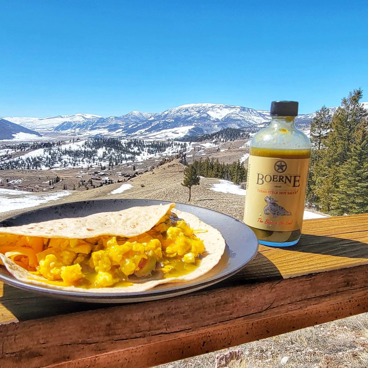 Made for ALL of your adventures!!!
. 
#boernebrand #texas #style #texasstyle #hotsauce #jalapeno #flavor #savor #each #note #enjoy #travel #eat #eatwell #bewell #mountains #mountain #breakfast #taco #live #life #eat #sunday #weekend #itstheweekend