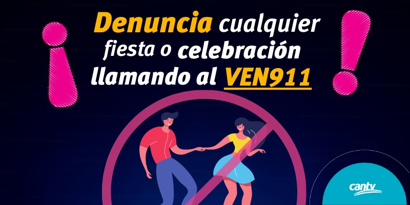 salaprensaCantv's tweet photo. 🔴#Prohibidas las reuniones presenciales, conciertos, teatros, cines y eventos

🟡#Prevención si eres testigo de aglomeraciones  llama al VEN911 y formula la denuncia

🟢Lo más #Seguro que tenemos es nuestra casa, implementa todas las medidas bioseguridad

#CuidémonosEnFamilia https://t.co/G8LuNyuwXD
