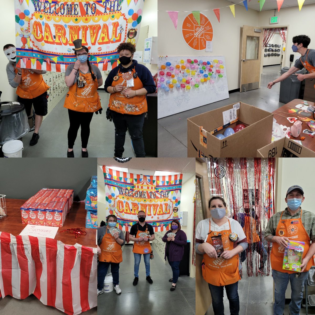 Kelly_THD4645's tweet photo. 4645 Success Share Weekend!! Celebrated and recognized our associates for an amazing 2020. Now on to having an even better 2021!  #welcometothecarnival @THDMelaniebb @kmn293 @witman68 https://t.co/0f0ax1znN0