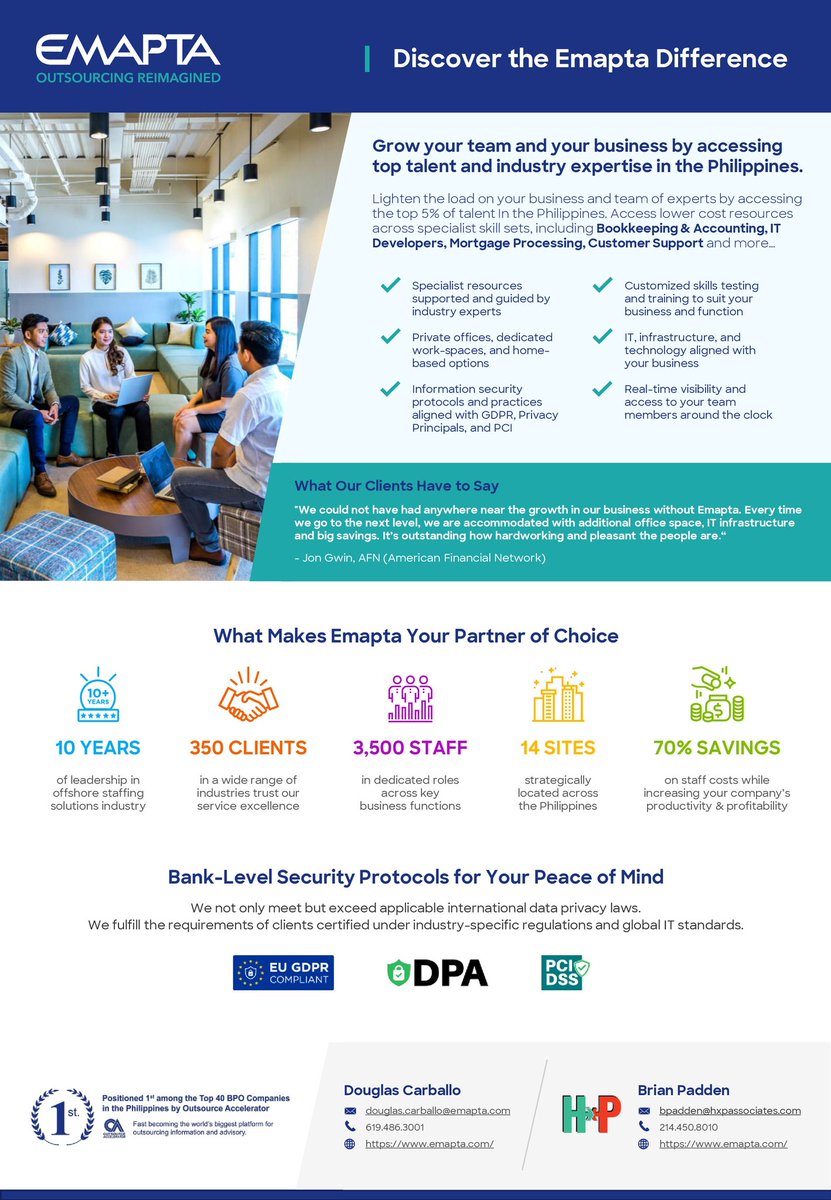 Need English speaking advanced degree IT, Healthcare or Accounting professionals at a 70% discount? Read this!