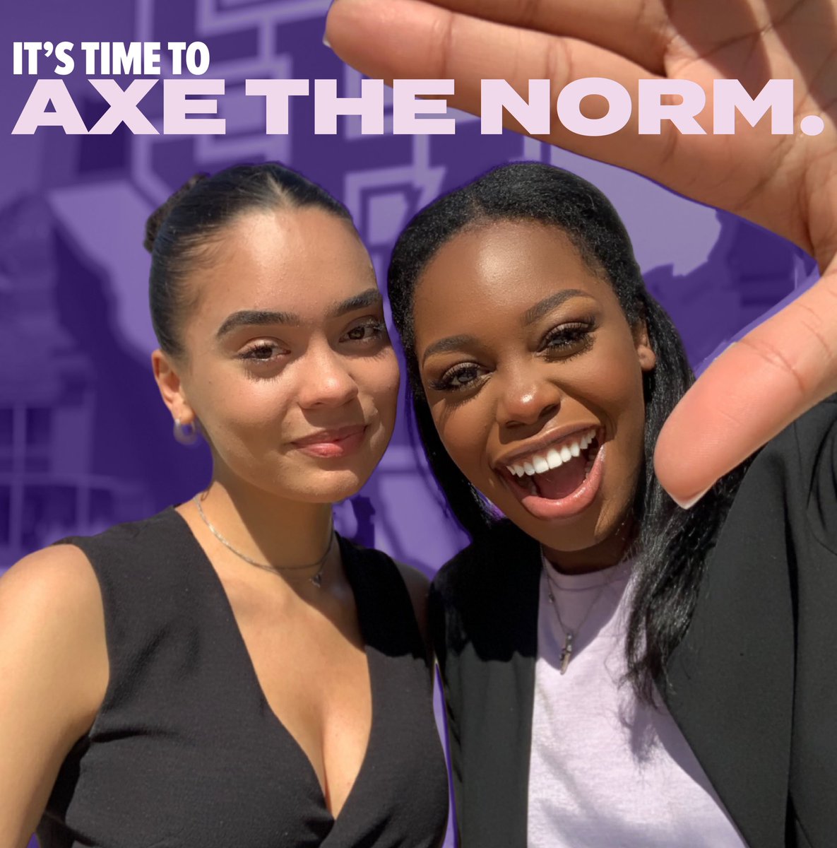 laurendanielIe's tweet photo. Who’s ready to axe the norm? 

We’re running for Student Body President and Vice President! https://t.co/kct3c7pIFK